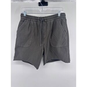 Athleta Farallon Bermuda Shorts Women's Size 10 Olive Green‎ Drawstring Casual